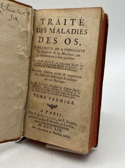 PETIT, Jean-Louis. Traité des maladies des...