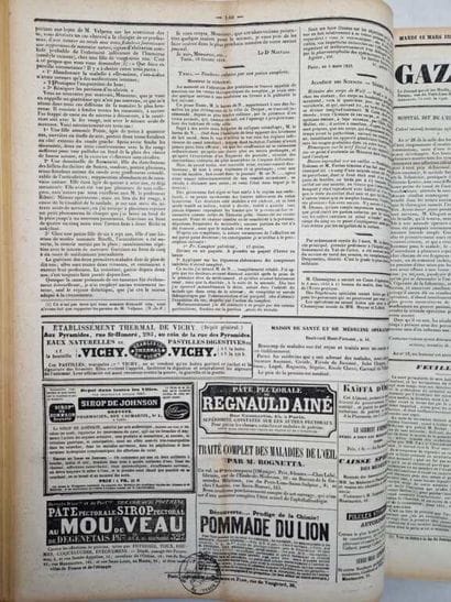 [MANETTE - MEDECINE]. La Lancette Française,...