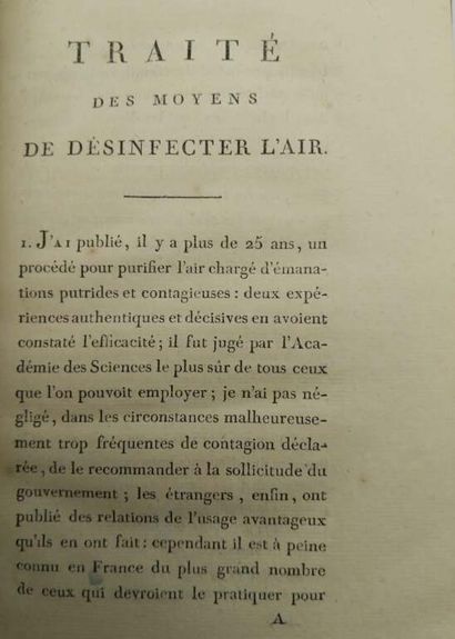 GUYTON DE MORVEAU, Louis-Bernard. Traité...