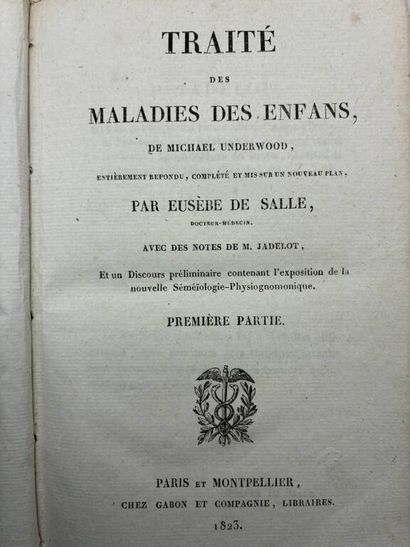 [MANETTE - MEDECINE]. Medicine set in 9 volumes.

Set...