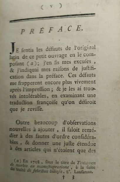TISSOT, Samuel-Auguste. L'onanisme, dissertation...