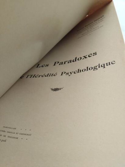[HANDLE - PSYCHIATRY]. Set of 27 theses including:...