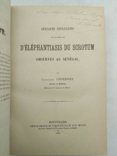 [MANETTE - MEDECINE]. Set of 5 volumes containing...