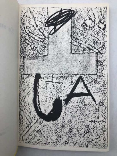 JABES, Edmond and TAPIES, Antoni. Ça suit...