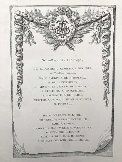 [NICOLAS II]. October 5-9, 1896. Cherbourg-Paris-Châlons.
Published...