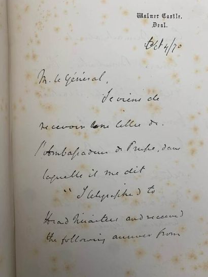 HEICHTAL, Louis d'. General Bourbaki by one...