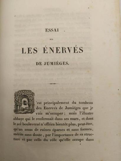 LANGLOIS, Eustache-Hyacinthe. Essai sur les...