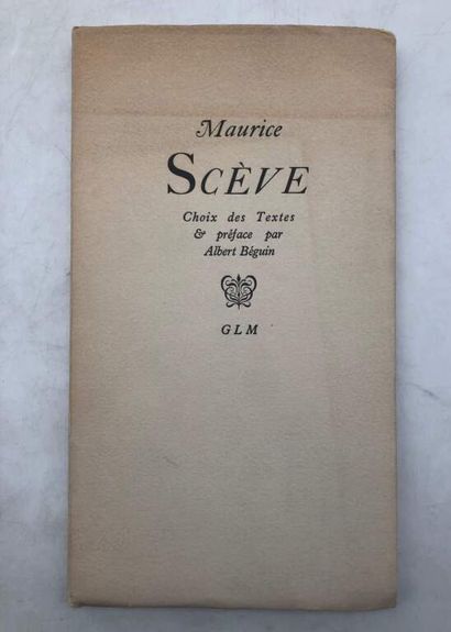 SCEVE, Maurice. Choix des textes.
Published...