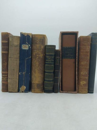 [MANETTE - MEDECINE]. Set of 9 volumes including:...