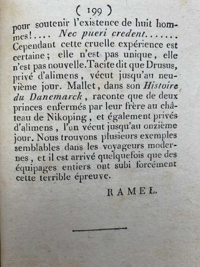 RAMEL, Jean-Pierre. Mémoire de l'adjudant-général...