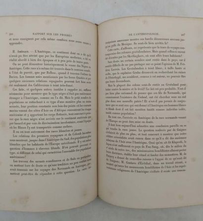 QUATREFAGES, Armand de. Recueil de rapports...