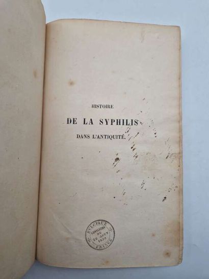 ROSENBAUM, Julius. History of Syphilis in...