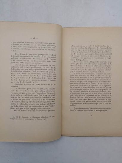 [MANETTE - PSYCHOLOGY, HYDROLOGY]. Set of...