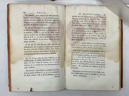 BEZOUT, Etienne. Cours de mathématiques,...