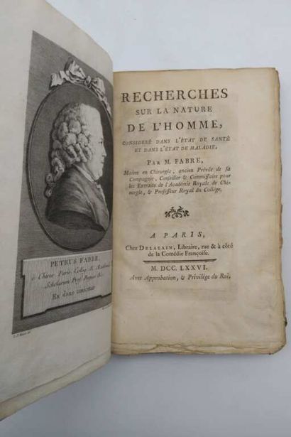 FABRE. Recherches sur la nature de l'homme,...