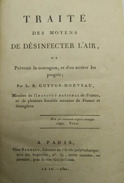 GUYTON DE MORVEAU, Louis-Bernard. Traité...