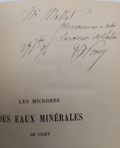 PONCET, François. Les Microbes de l'eau de...