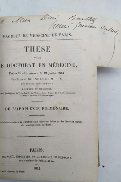 [MANETTE - PULMONARY PATHOLOGIES]. Set of...