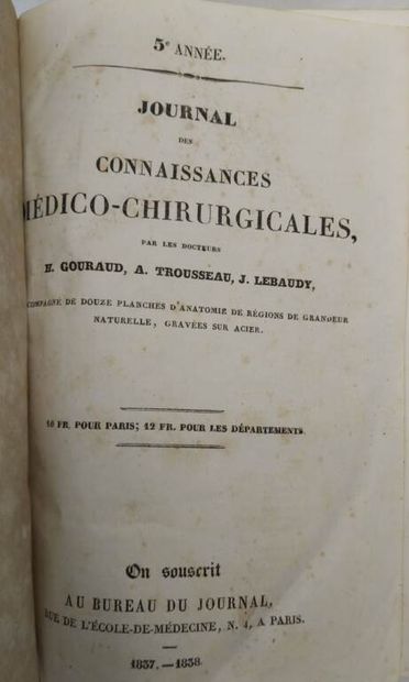 [MANETTE - MEDECINE]. Set of 5 volumes of...