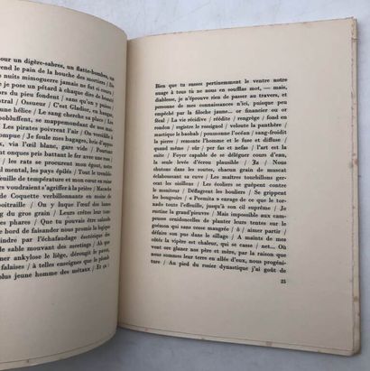 PICHETTE, Henri. Le Point vélique.
Published...