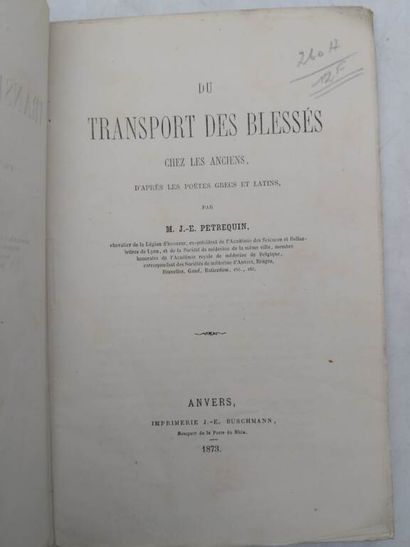 [HANDLE - PSYCHIATRY]. Set of 20 theses including:...