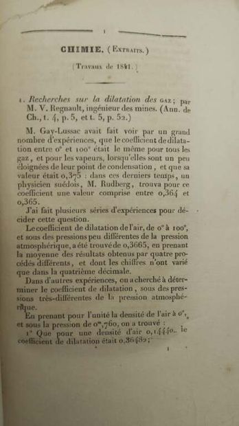 BERTHIER, Pierre. Chimie minérale et analyses...
