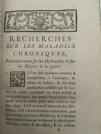 BACHER, Georges Frédéric. Recherches sur...