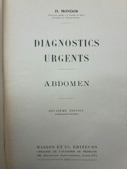 [MANETTE - MEDECINE]. Medical set in 13 volumes.

Set...