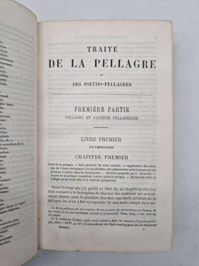 ROUSSEL, Théophile. Traité de la Pellagre...