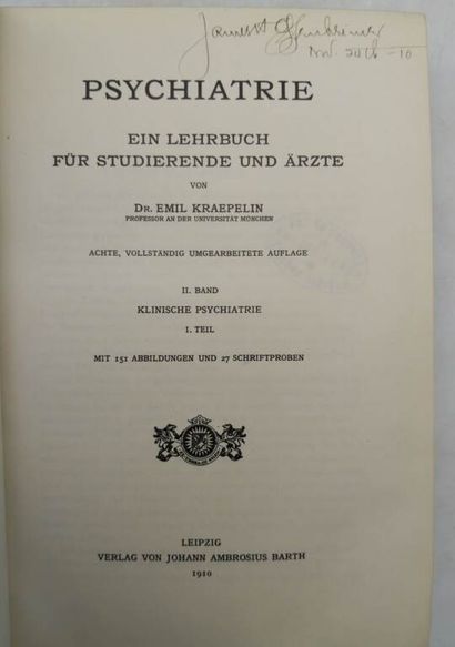 [JOYSTICK - PSYCHIATRY]. 12 volumes including...