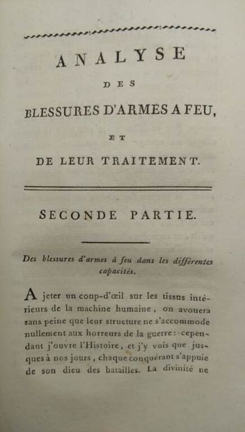 DUFOUART, Pierre. Analysis of firearm injuries...