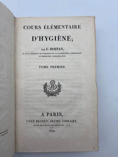 ROSTAN, Léon. Cours élémentaire d'hygiène.

Published...