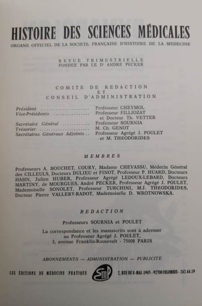 [MANETTE - MEDECINE]. Approximately 50 issues...