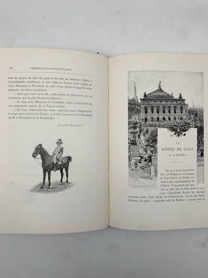[NICOLAS II]. October 5-9, 1896. Cherbourg-Paris-Châlons.
Published...