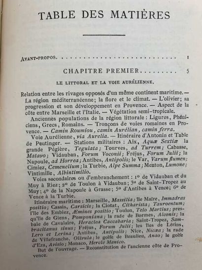 LENTHERIC, Charles. La Provence maritime...