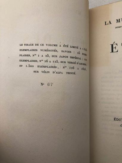MILHAUD, Darius. Etudes.
Published in Paris...