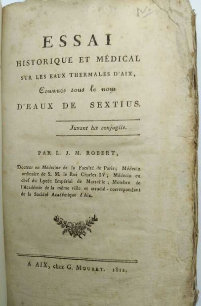 ROBERT, Louis-Joseph-Marie. Essai historique...