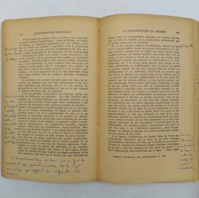 PIAGET, Jean. Set of 4 volumes including:...