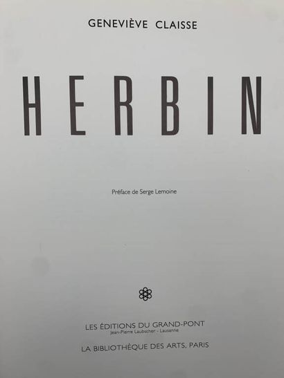 [HERBIN] CLAISSE, Geneviève. Herbin.
Published...