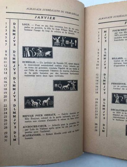 [SURREALISM]. Almanach surréaliste du demi-siècle.
Published...