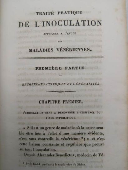 RICORD, Philippe. Set of 2 volumes including...