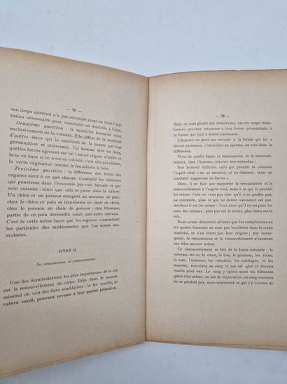 DUREY, Louis. La Médecine Occulte de Paracelse...