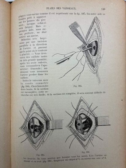 [MANETTE - MEDECINE]. Medicine set in 9 volumes.

Set...