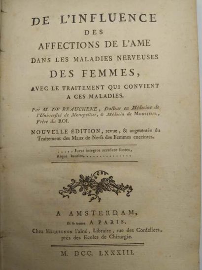 BEAUCHÊNE, Edme-Pierre Chauvot de. De l'influence...