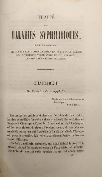 GIRAUDEAU, Jean. Traité des maladies venériennes...