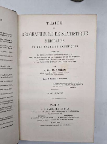 BOUDIN, Jean Christian Marc. Traité de Géographie...