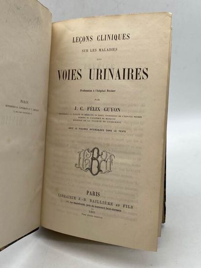 GUYON, Jean Casimir Félix. Leçons cliniques...