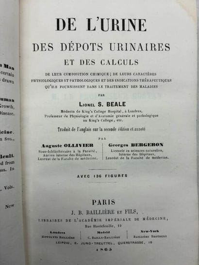 [MANETTE - MEDECINE]. Medicine set in 10...