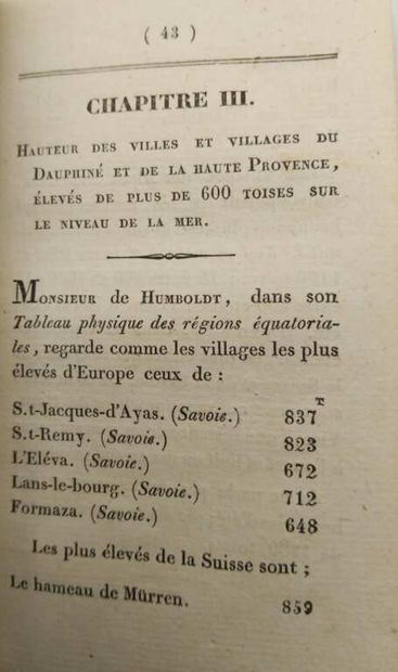 GUERIN, Joseph. Barometric measurements,...