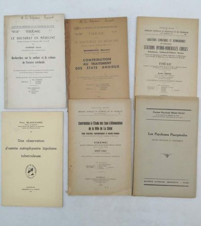 [MANETTE - PSYCHOLOGY, HYDROLOGY]. Set of...